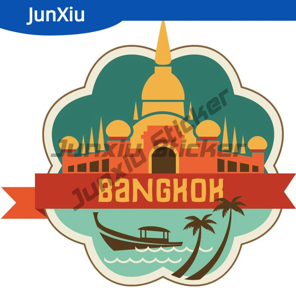 

Bangkok Thailand World City Travel Car Waterproof Sticker Styling Scratch-proof Exterior Graphic For Bodywork Bumper Window Phon
