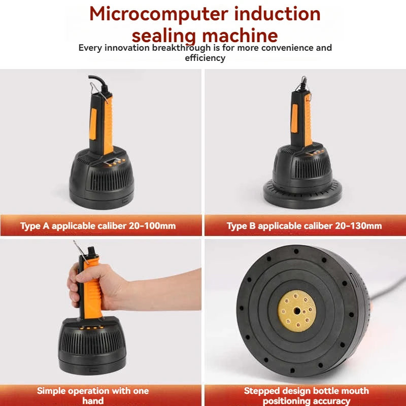 Sealing Machine, Commercial Handheld Electromagnetic Induction Sealing Machine, Small Household Plastic Bottle Machine, Oil Drum