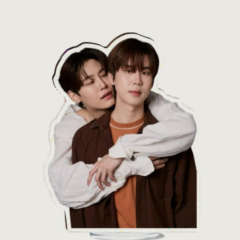 

Bounprem Boun Noppanut Prem Warut 12cm Stand Up Thai TV Revamp The Series Acrylic Humanoid Stop Sign Home Decor Ornaments