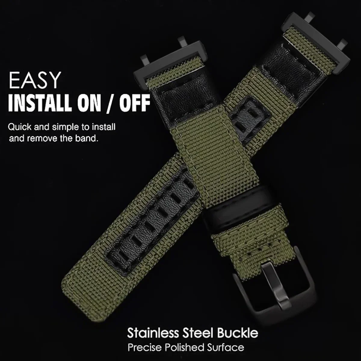 حزام نايلون جديد لـ Amazfit T-rex 3 2 Ultra حزام (استيك) ساعة سوار رياضي لـ Amazfit Trex Pro T Rex Tyrannosaurus Smartwatch حزام