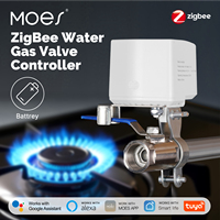 MOES Tuya ZigBee Smart battery Water Gas Valve Controller Automatic Low Power Consumption Voice Control with Alexa Google Home