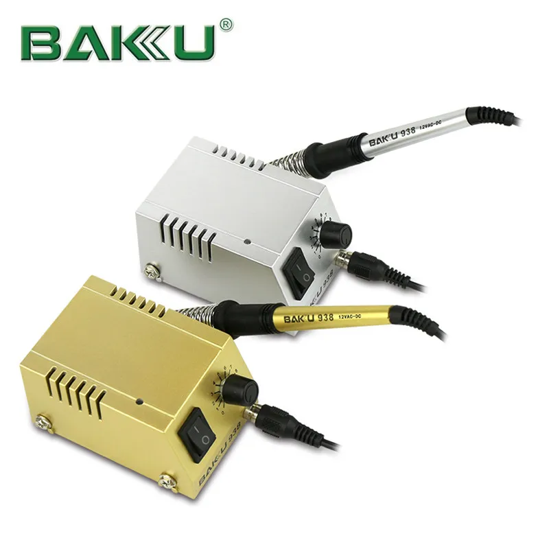 BAKU Electric 12V Fast Heat Up Mini Welding Soldering Station Iron Kit Handle Replacement