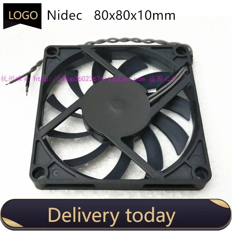 Nedic Fluid bearing 8010 80MM USB cooling fan 8cm 80*80*10mm  fan 5V 0.26A Super Silent  fan 2pin