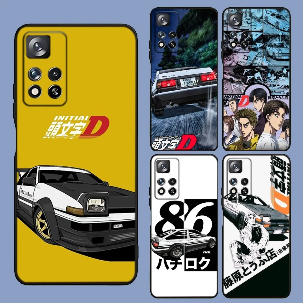 Anime Initial D AE86 Tail Light Phone Case For Samsung Galaxy A13,A21s,A22,A31,A32,A52,A53,A71,A80,A91 Black Cover