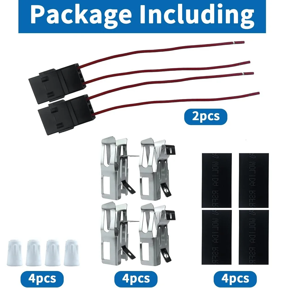 330031 Range Burner Receptacle Kit for Whirlpool Kenmore Microwave Oven Combo AP3075808 814399 5303935058 5301167733 WB17X210