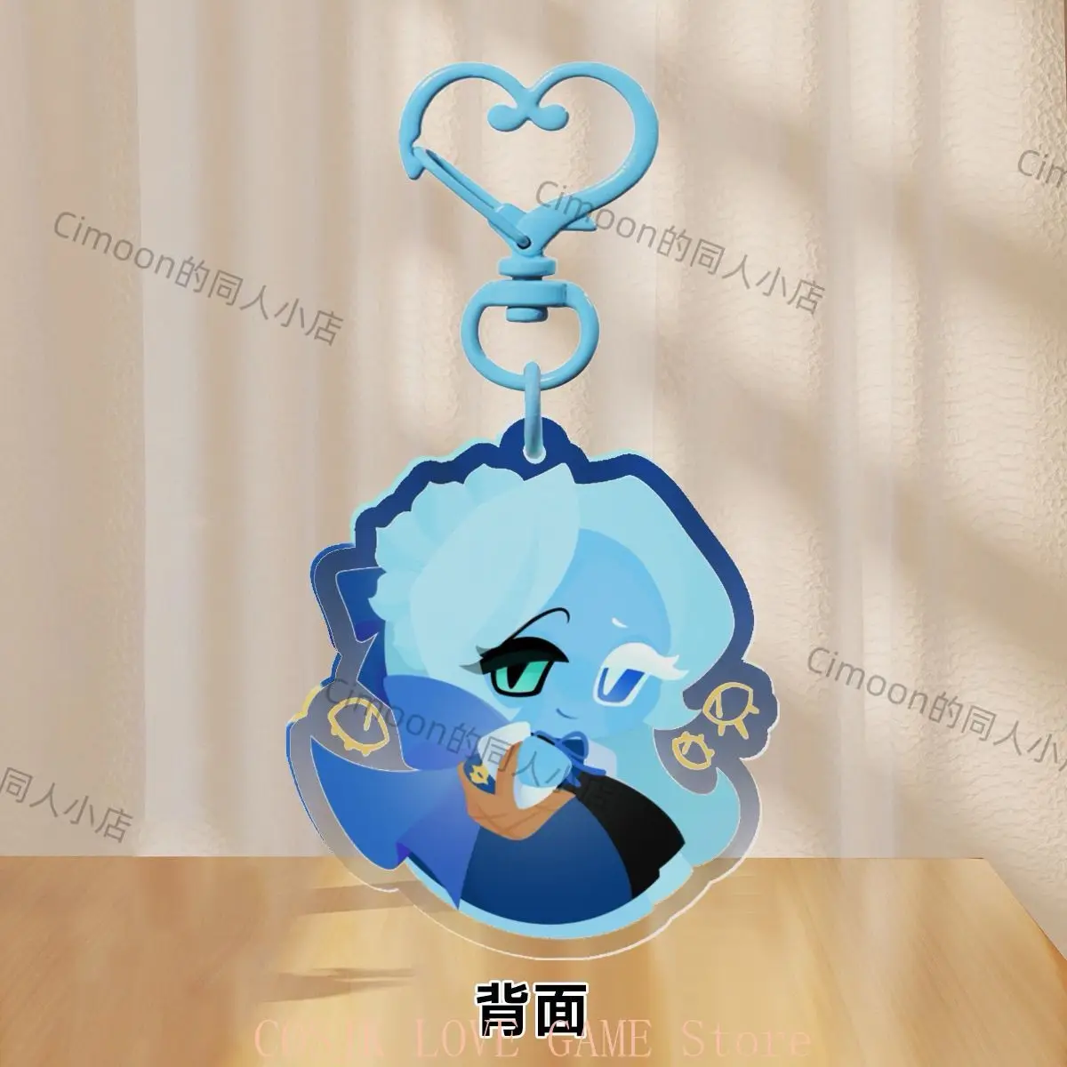 

Брелок-подвеска 5 см Cookie Run: Kingdom Shadow Milk Cookie, акриловый, для школьного рюкзака, аниме-косплей, подарок для студентов