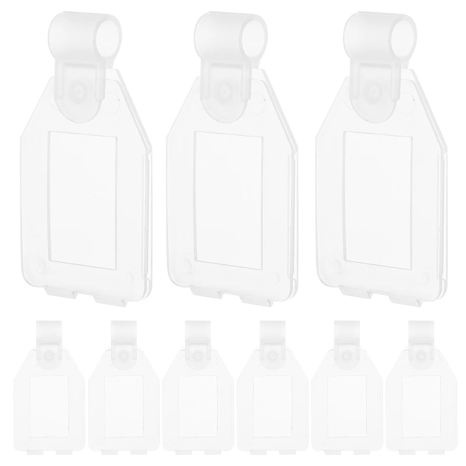 

20Pcs Plastic Sign Label Holders Price Tag Label Merchandise Signs Display Holder Stands