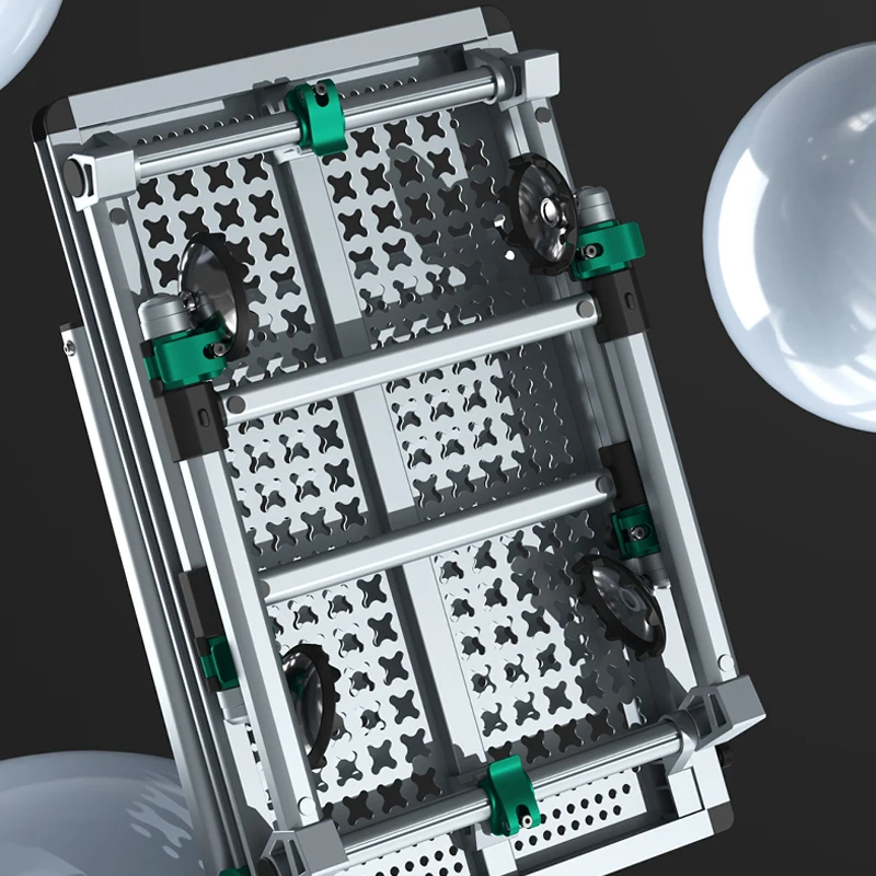 كرسي صيد محمول قابل للطي خفيف الوزن إطار من الألومنيوم قابل للتعديل ارتفاع مبطن مقعد التخييم قضيب حامل حامل الكأس في الهواء الطلق #5