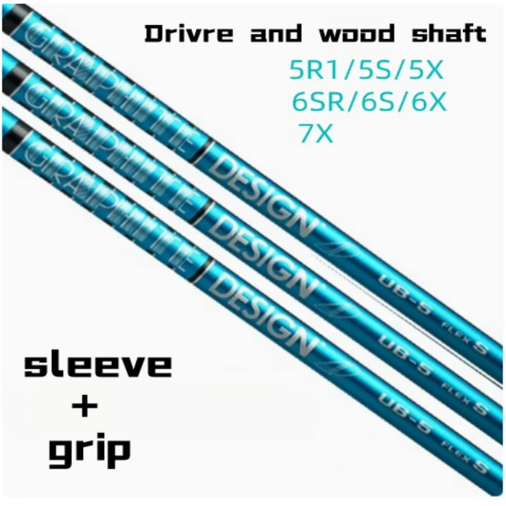 Golf club shaft tou d UB 5/6/7 S/SR/R/X  graphite shaft screwdriver and wooden shaft free assembly sleeve and grip