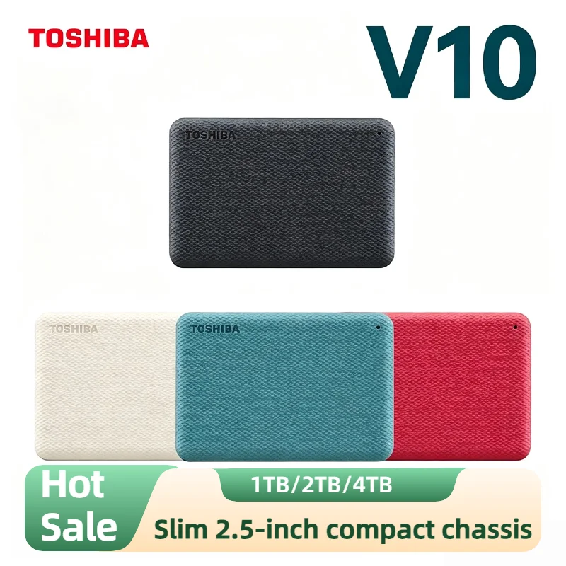 Toshiba Canvio Advanced V10 2.5 Inch 1TB 2TB 4TB USB 3.0 External Hard Drive Portable Mobile Disk for Computer Pro