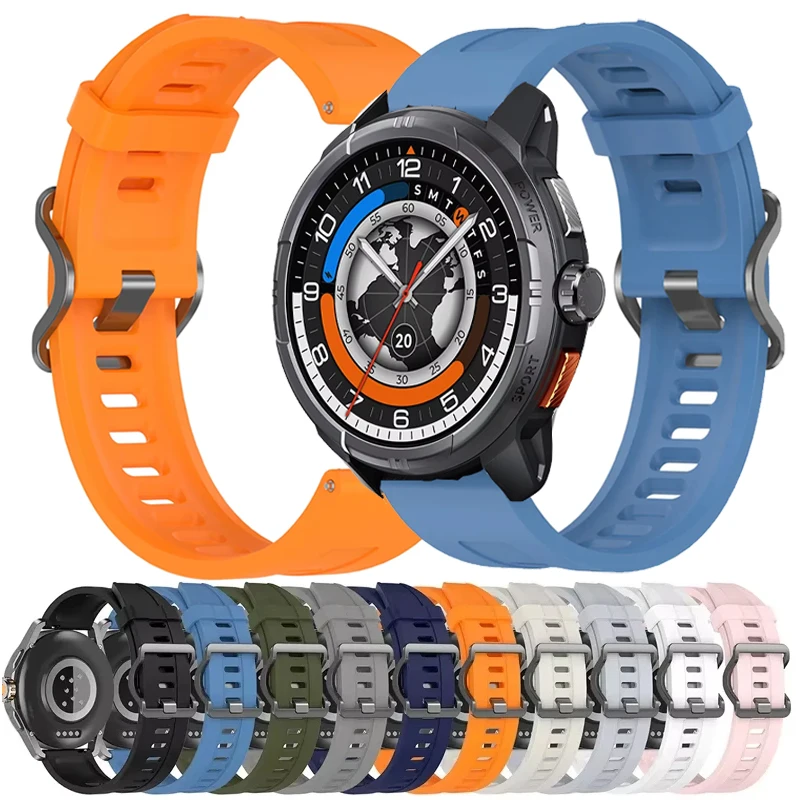 22mm Silicone Strap For HAYLOU Solar Ultra Band For Haylou Watch 2Pro RS5 S8 S6 R8 4 4S/Solar 5/Solar Neo/RT3/GST Lite/Solar Pro
