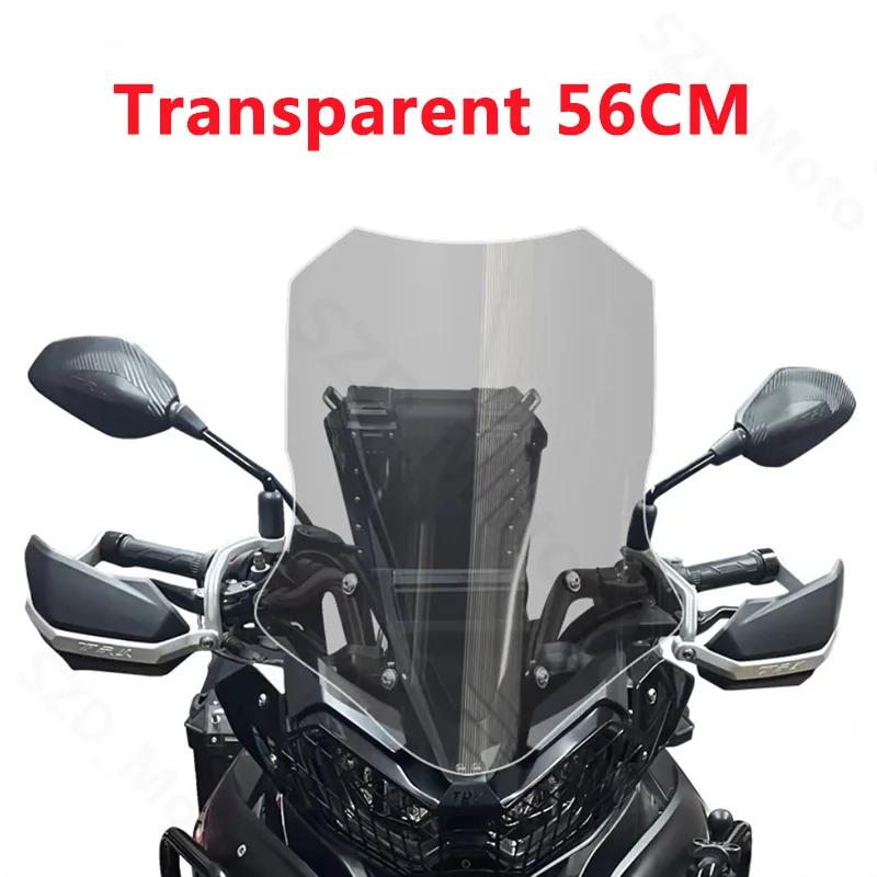 For Benelli TRK702 702x Motorcycle Accessories Windshield Windscreens Wind Deflectors Front Glass High Quality Transparent