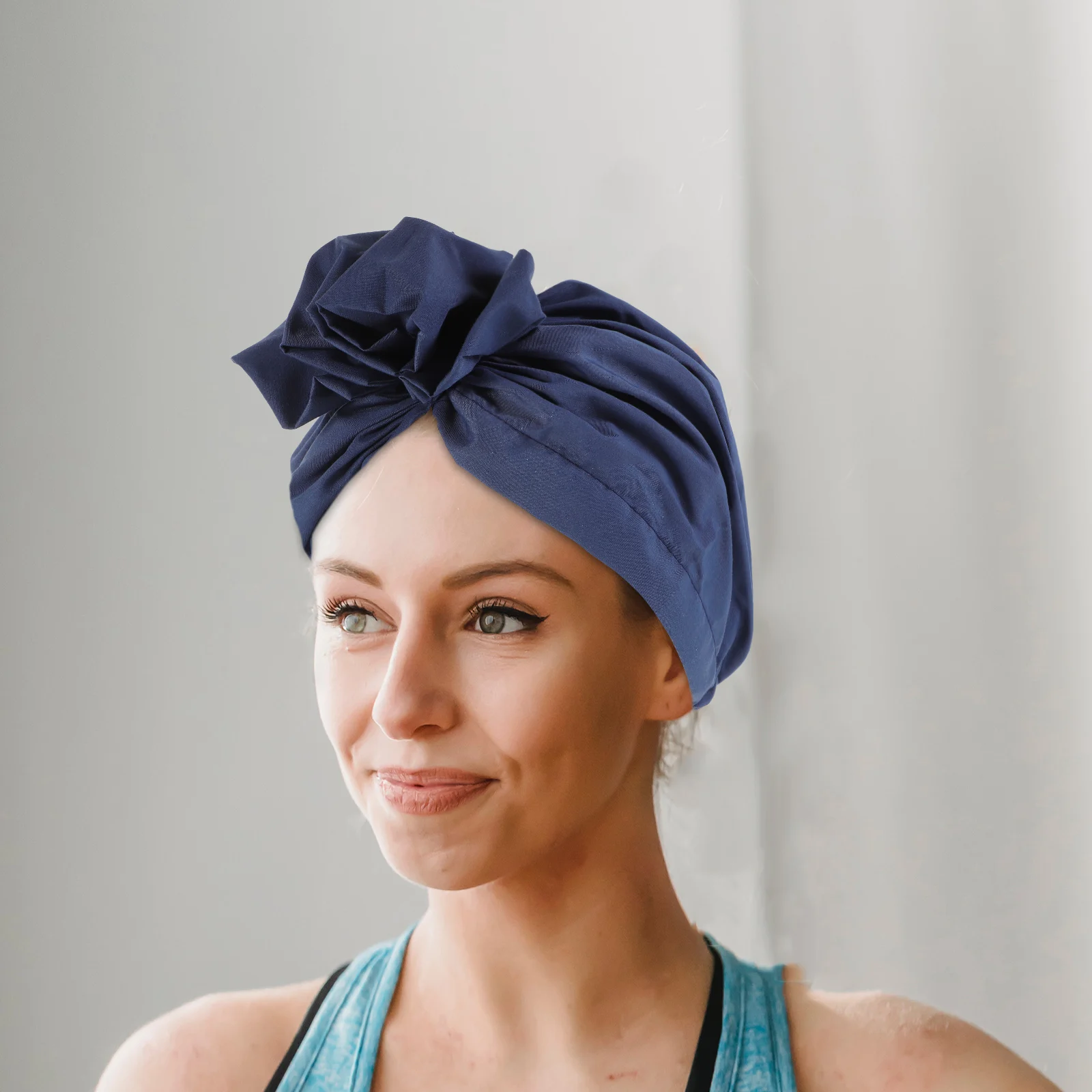 

Flower Pullover Hat Turban Vintage Heads Wrap Decorative Elastic Women Fashionable Lightweight Proper Size Birthday