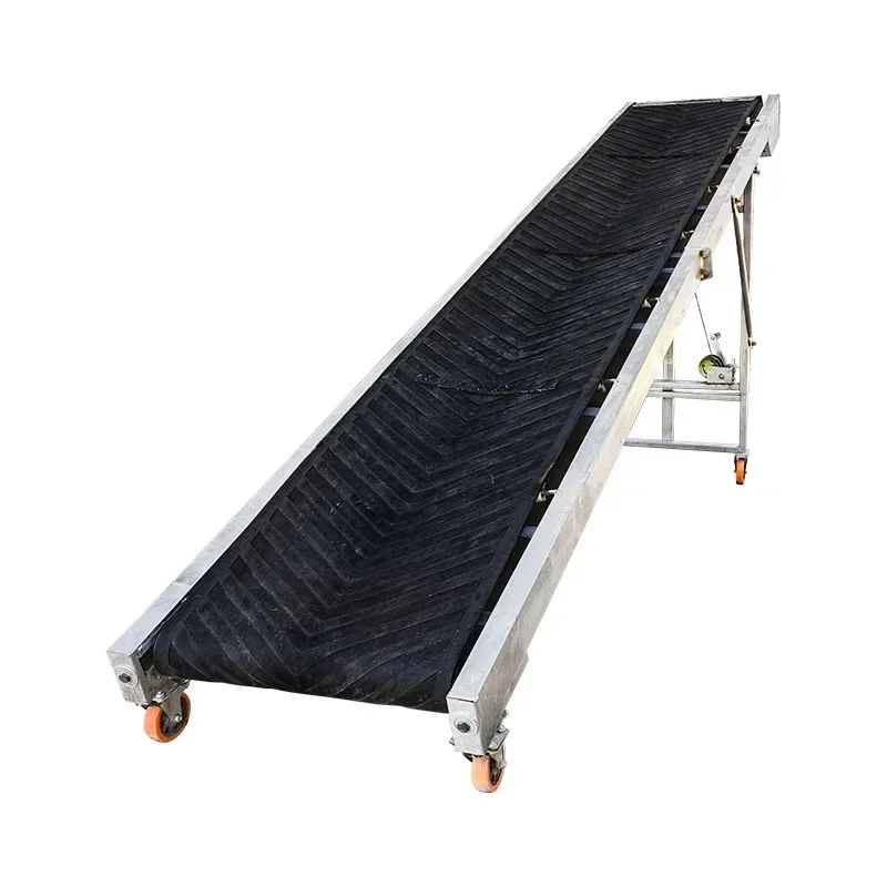 Tr* Small Conveyor belt Conveyor Load bearing 1000KG Belt loading and unloading Liftable Moving Folding Assembly line Climbing