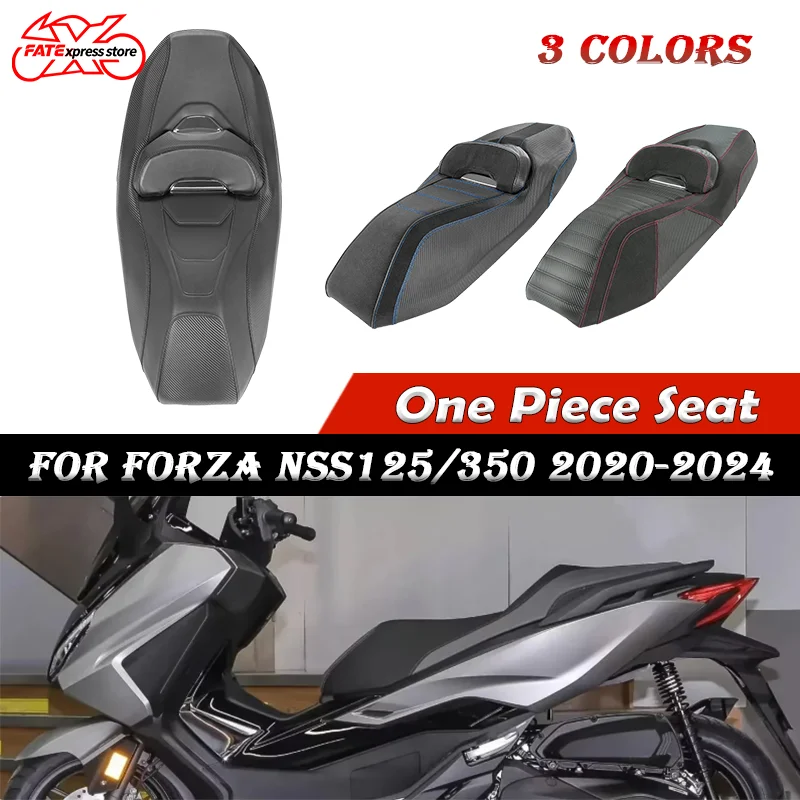 

NSS125 NSS350 One Piece Whole Seat Cushion For Forza NSS 125 350 2020-2024 Motorcycle Front Driver Rider Rear Passenger Seat