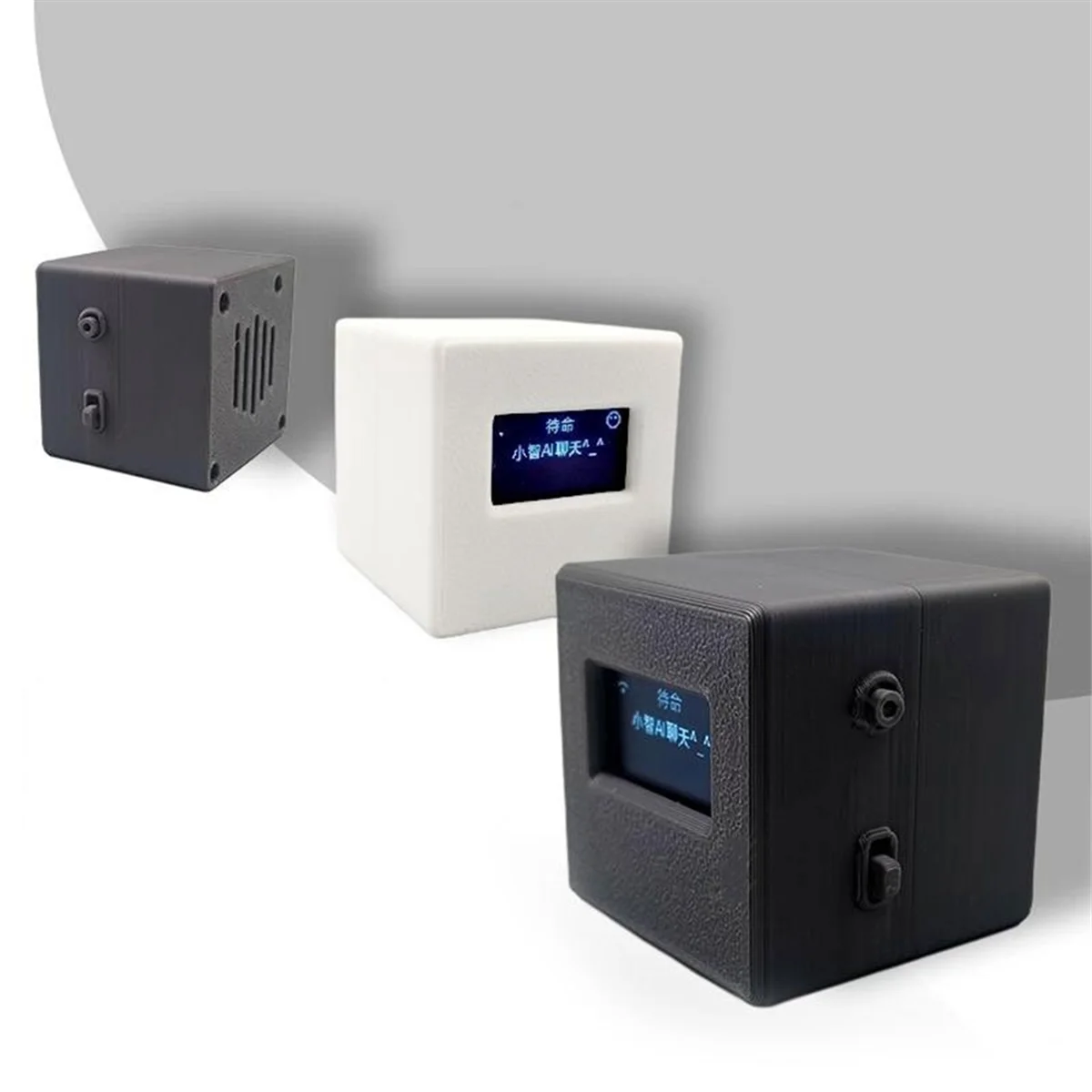 A03R For DeepSeek XiaoZhi AI Voice Chat Robot Box ESP32 C3 with 0.96 Inch OLED Display for AI Voice Chat Consultation