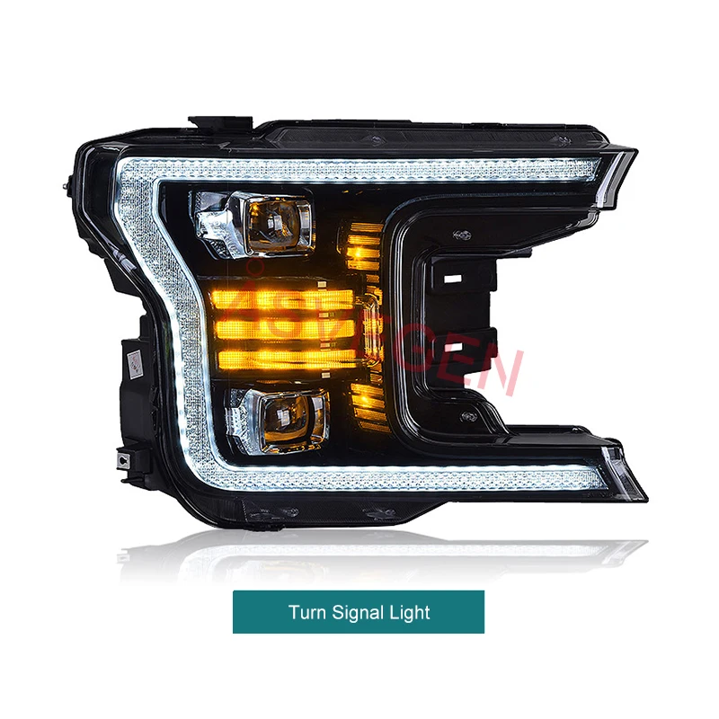 Hersteller f-series F-150 2018-up led-scheinwerfer mit sequentieller anzeige scheinwerfer für ford f150