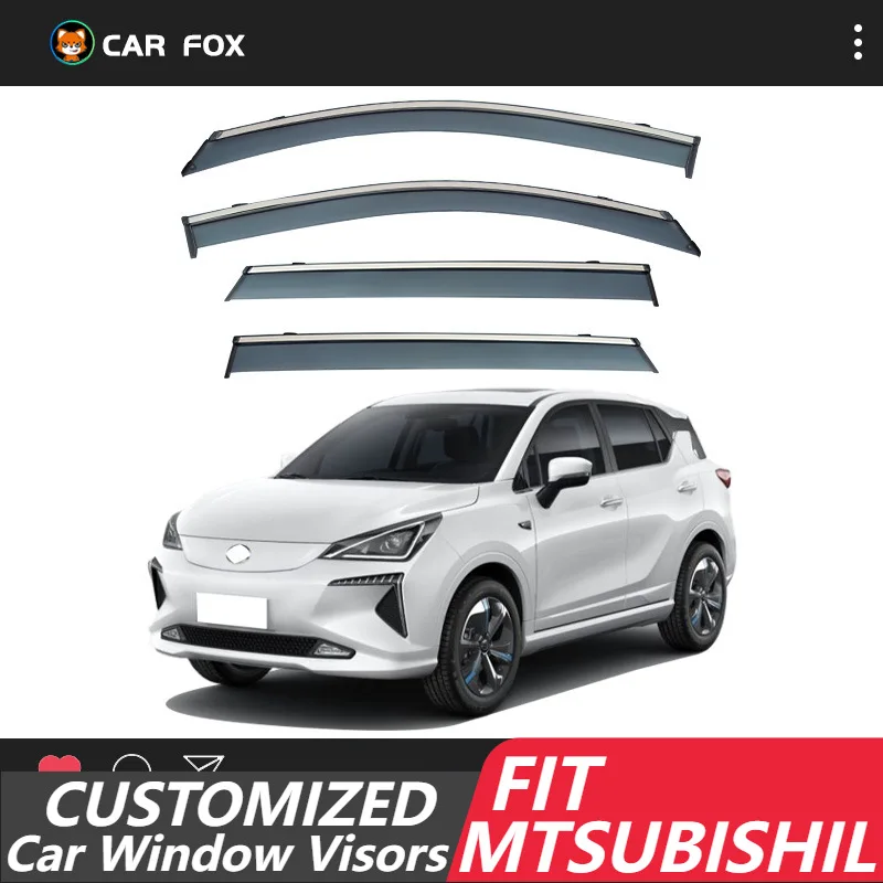 visiere-de-fenetre-de-voiture-pour-mitsubishi-eupheme-ev-2024-abri-d'auvent-pare-brise-fenetre-laterale-pare-soleil-de-pluie-accessoires-de-style-de-voiture