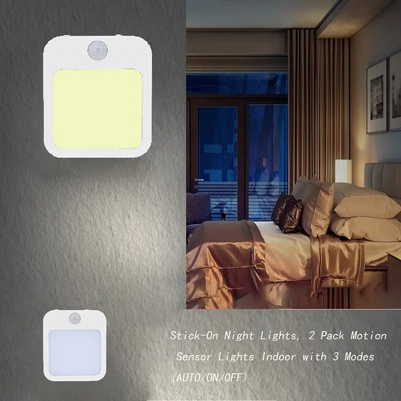 Motion Sensor LED EU/US Plug Lamps Children'S Light Wireless Night Lamp For Bedside Table Bedroom Nigh_maomaolike.com
