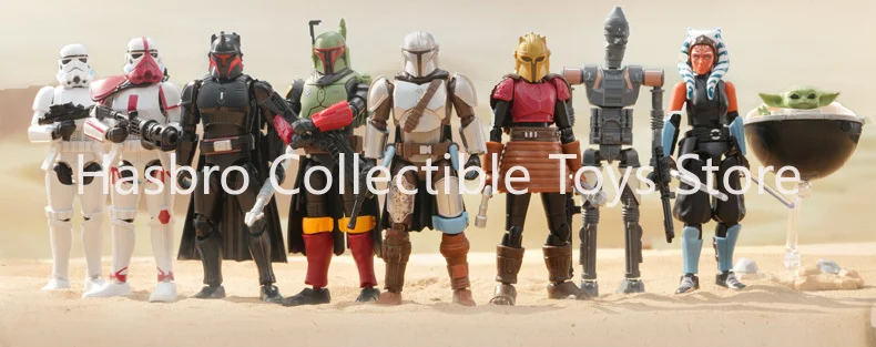 Blokees حرب النجوم صندوق أعمى إصدار النجوم 01 Mandalorian Moff Gideon Stormtrooper عمل الشكل التجمع نموذج اللعب هدية