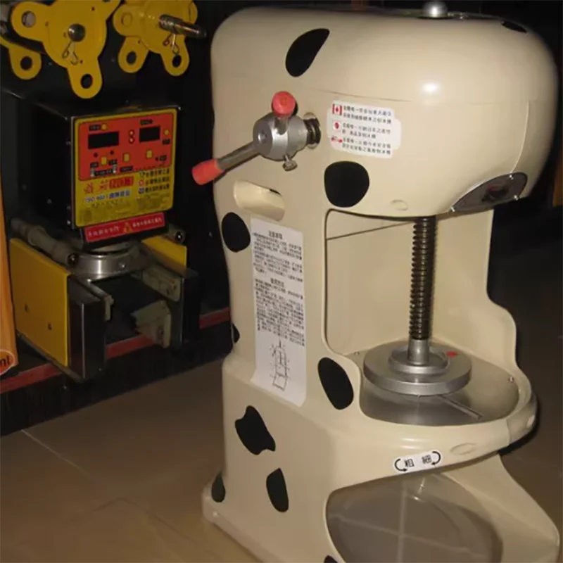 Commercial Fully Automatic Shaved Ice Machine for Milk Tea Shops Customizable 110V/220V Standard Snowflake Ice Crusher