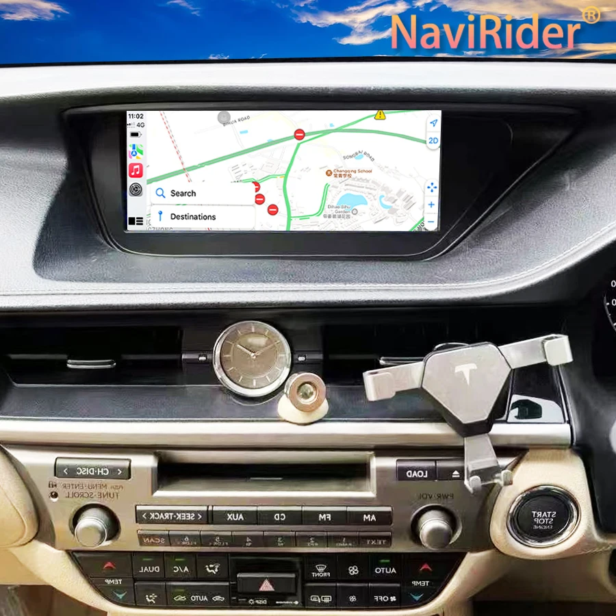 Navigation  Bluetooth Android 14 RHD Car Radio 10.25inch Stereo For LEXUS ES ES200 ES300H ES250 ES350 RHD 2013-2017 DSP Screen