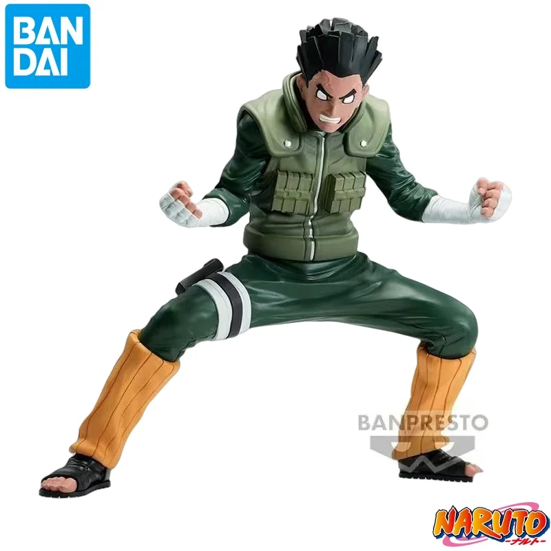 

in stock BANDAI Original BANPRESTO Naruto Rock Lee action figure Model Doll Brand New Boxed anime characters