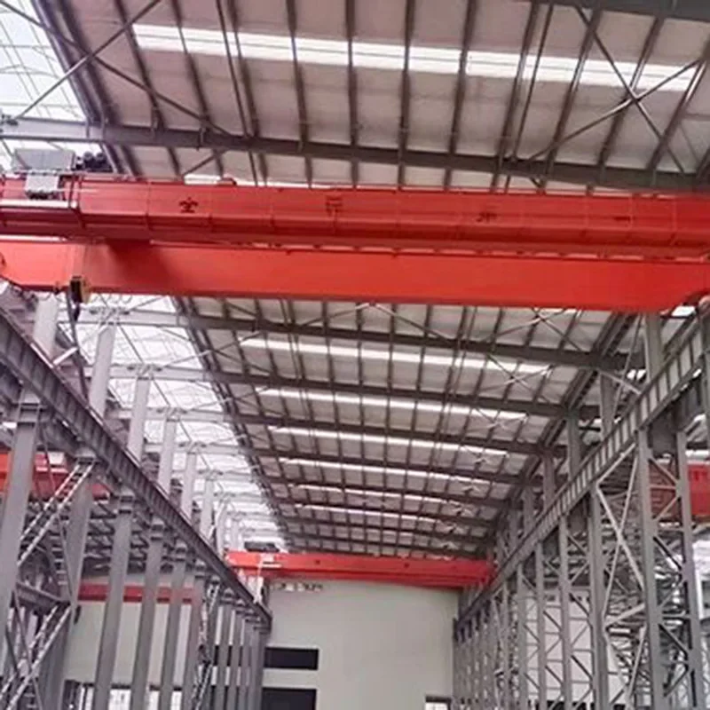 Double girder bridge crane 16 tons QD type workshop indoor electric double girder