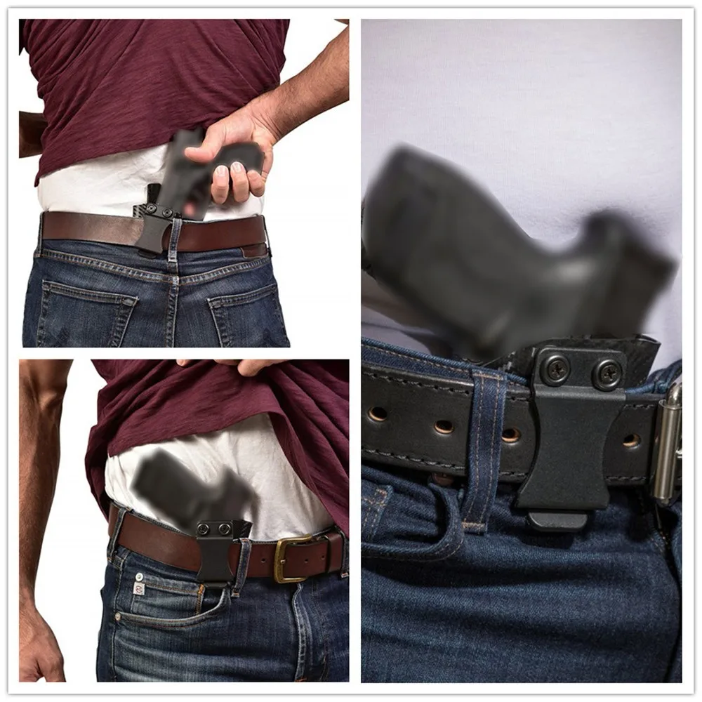 Tactical Holster Airsoft Concealed Shooting Waist-Mounted Inner Quick-Draw Holster for G17 G19 G26 1911 M9 92F PPQ CZP7 P09 view 2