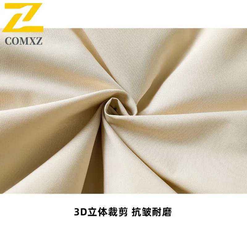 COMXZ Puffer Jacket Men Hooded Solid Color High Quality Warm Loose Snow Padding Coat 2025 Designer Bread Jacket Men's Clothing