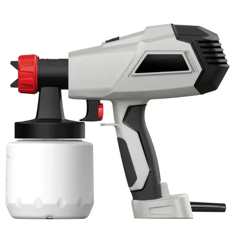 220V 120W HVLP Handheld Airless Paint Sprayer, 800ml Portable DIY Paint‑Spray‑Gun