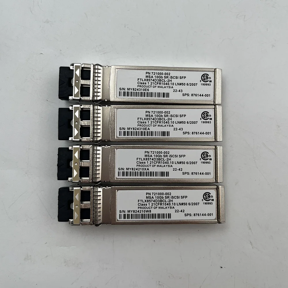4PCS C8R25B 721000-002 MSA2050 10GB SR ISCSI 10 Gigabit Optical Module