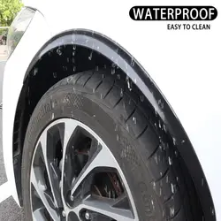 Universal Car Wheel Arch Fender Flares Eyebrow Lip Protector Trim Mudguards Carbon Fiber Cover Mud Flap Guard Sticker Body Kit