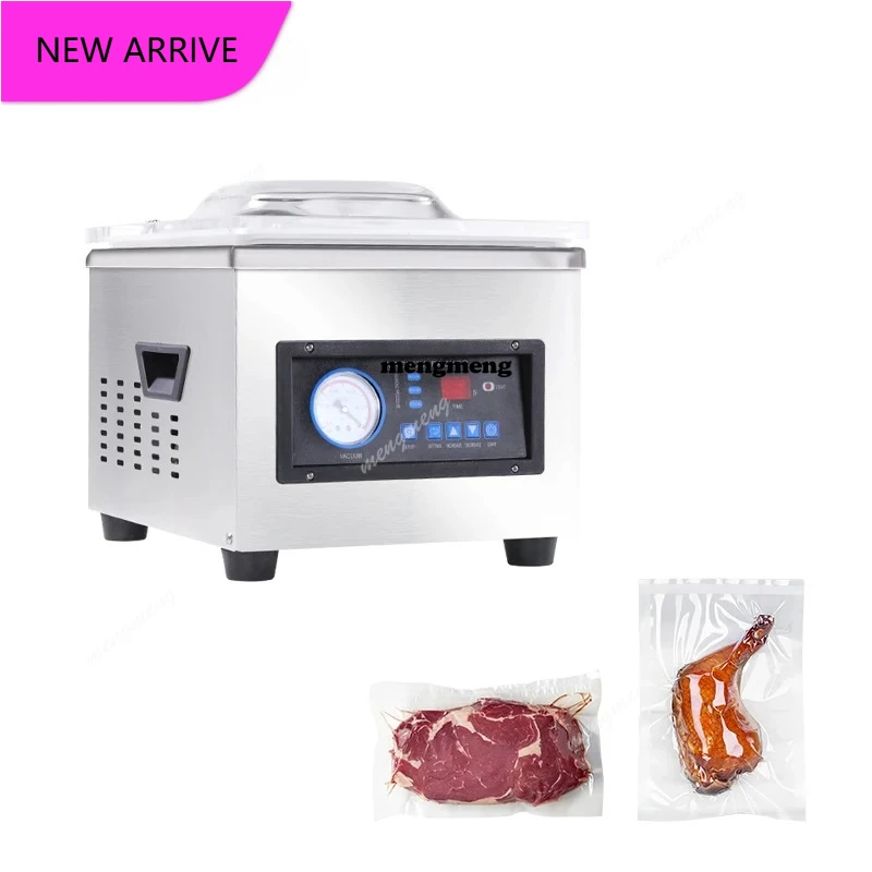 

Вакуумный упаковщик M138 DZ-260A для промышленной упаковки фруктов, мяса и пищевых продуктов, для сухих и влажных продуктов, сохраняющий свежесть, настольный вакуумный упаковщик