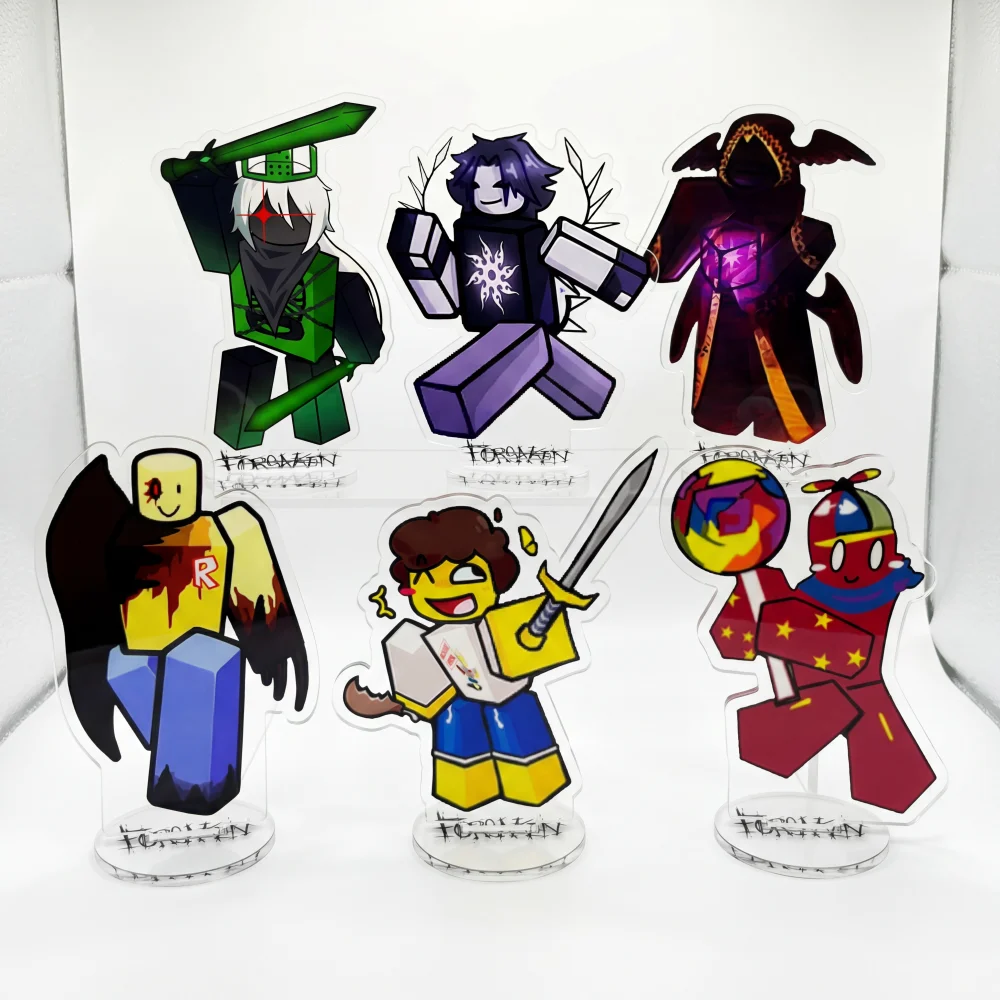 HOT Forsaken Game Acrylic Stand Figure 10CM Guest 1337 Noob Elliot c00lkidd Shedletsky John Doe Desk Decor Fans Collection Gift