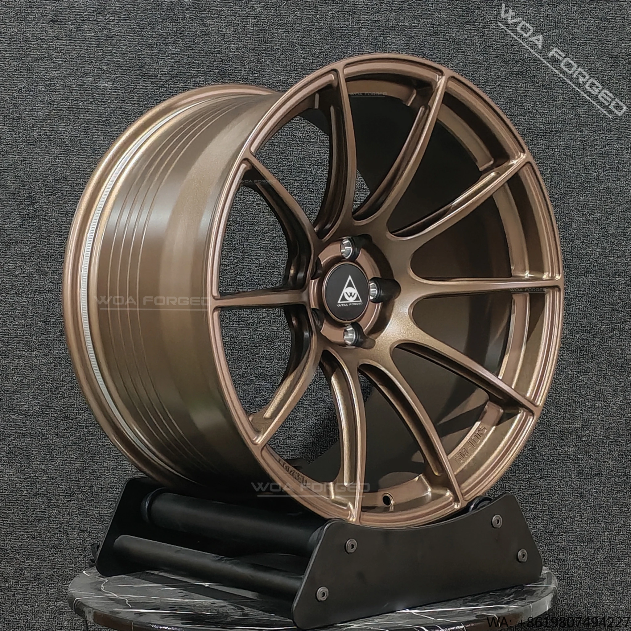 

Customized Sm-10RS Deep Dish Sport Car Wheels Lightweight Forged Aluminum 5x114.3 35mm 25mm New Chrome Brushed for Passenger
