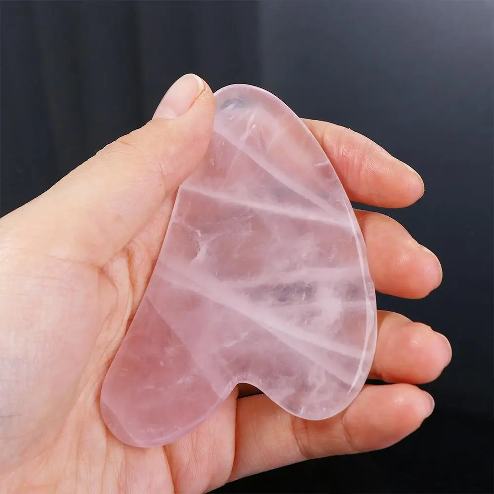 For Body Pressure Relaxation Jade Massager Quartz GuaSha Board Anti Wrinkle Massager
