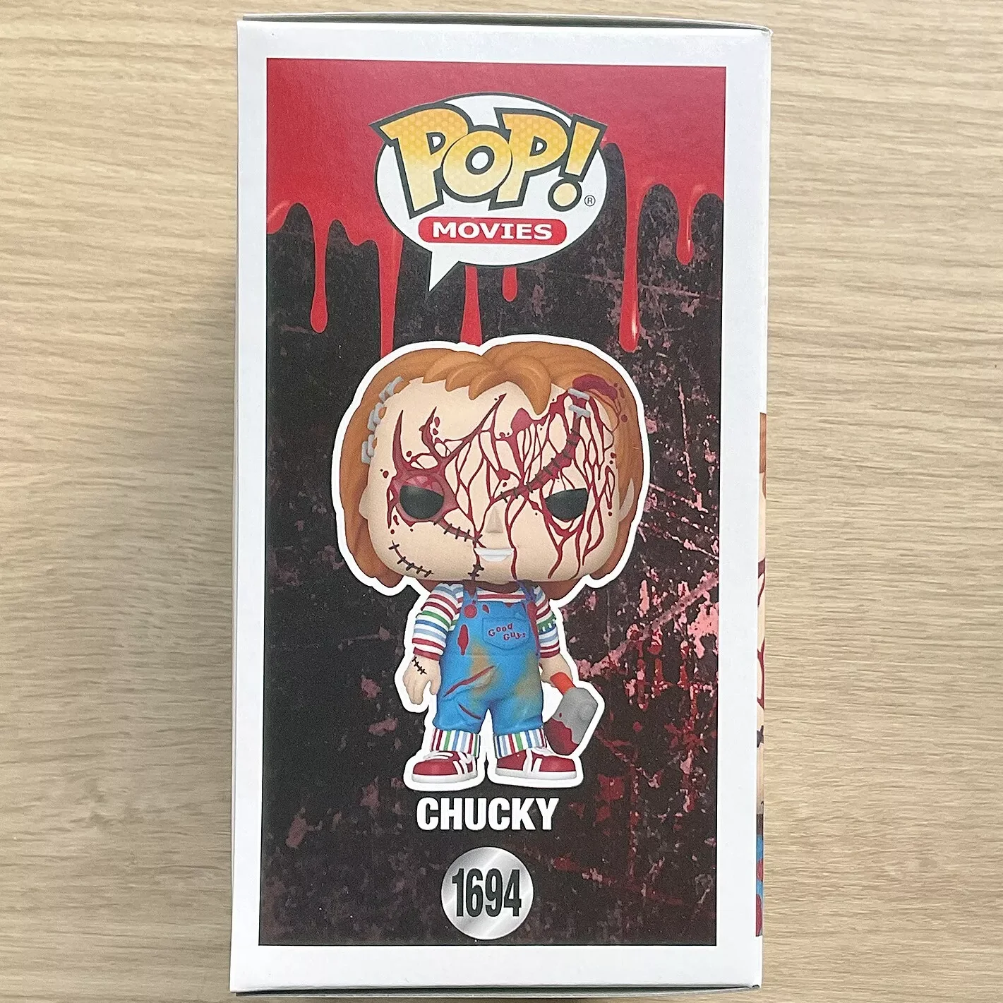 

Bride of Chucky Figure Chucky Bloody #1694 Figures Funko Pop 4.1 inches Vinyl Model Toy Doll Collectible Limited Edition Gift