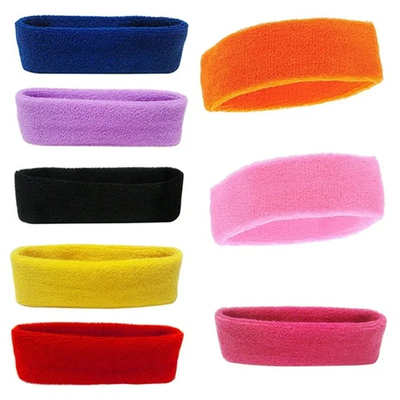 Sports Wristbands Yoga Gym Elastic Headbands Hair Bands Braces Wristbands Elastic Sweatbands Men Women