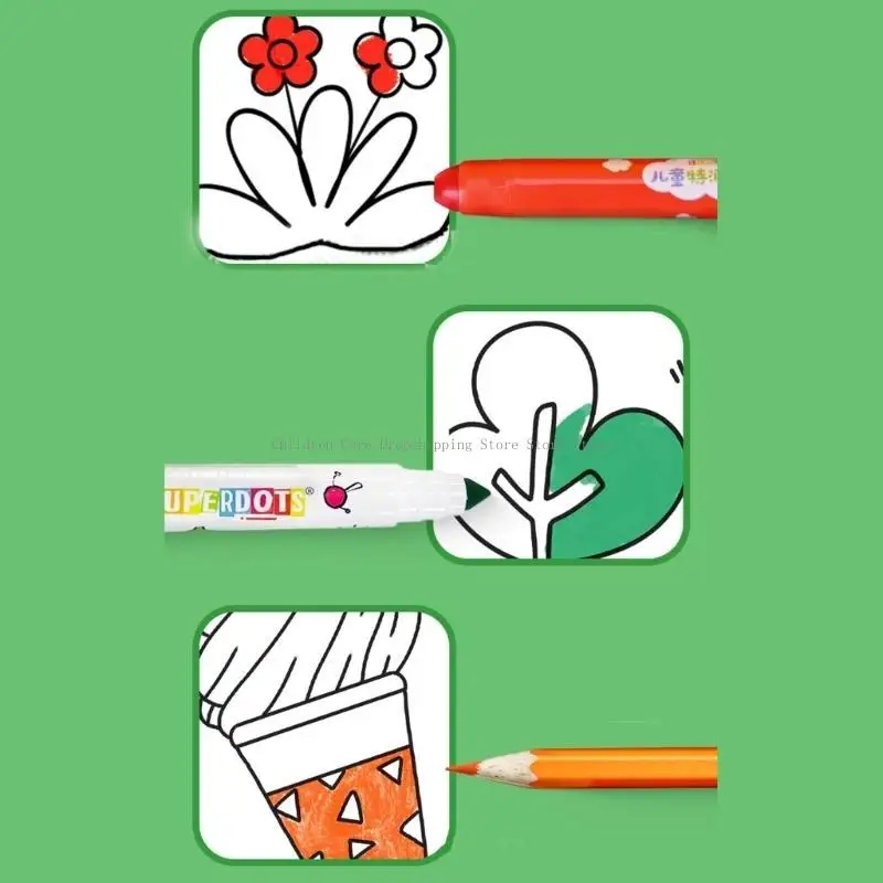 DIY tekenrol Kid kleurpapier speelgoed cadeau voor kinderen DIY teken- en kunstbenodigdheden