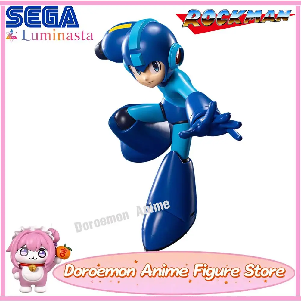 

In Stock Original Sega Luminasta Rockman Game Collectible Figures Model Toys Gifts for Fans Kids Table Decoration