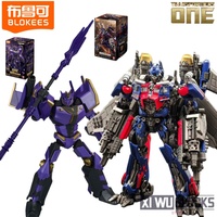 BLOKEES Transformers One Assemble Building Blocks Optimus Prime Megatronus Prime Mobile Model Toy Collection Ornament
