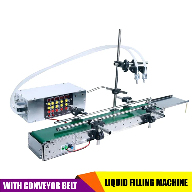 

Машина для наполнения жидкостью с ЧПУ, с конвейерной лентой