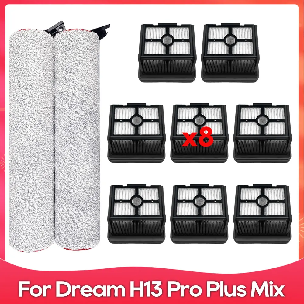 Compatible For Dreame H13 Pro Plus Mix / HHV4 / M13 Brush Roller Hepa Filter Vacuum Cleaner Part Accessories