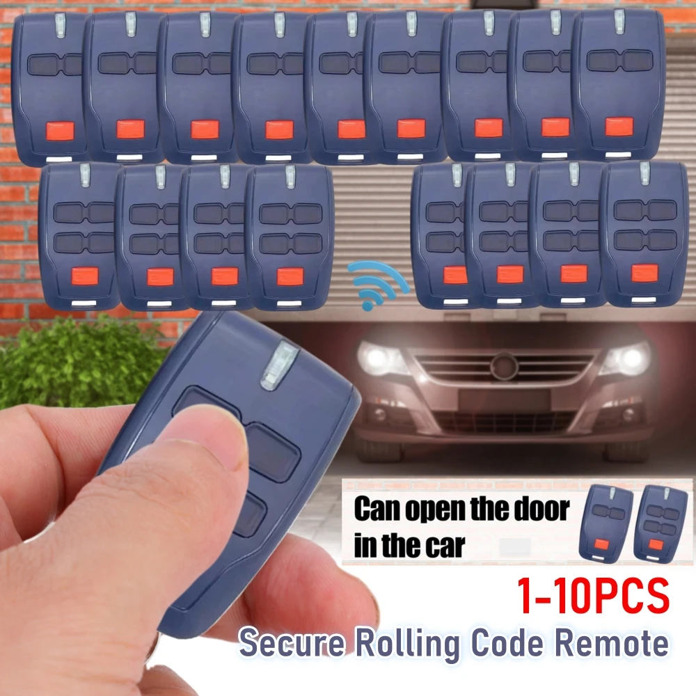 

1-10PCS 2 keys/4 keys 433.92MHZ Rolling Code Garage Remote Control 2 keys/4 keys for KLEIO Gate Door Opener