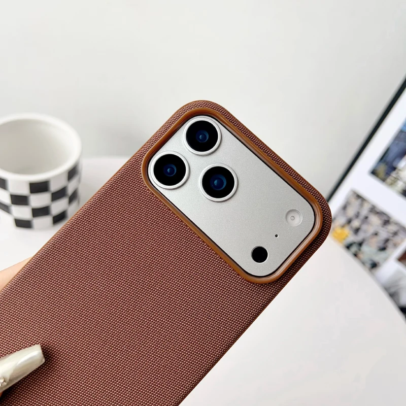For Magsafe Original Tech Woven Phone Case For iPhone 17 Pro Max/16/15/14/13 Pro Max Wireless Charging Compatible Durable Cover - view 4