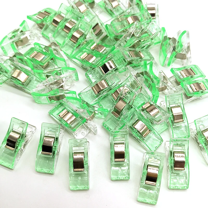 50 STKS Naaiclips Kleurrijke Clips Multifunctioneel Plastic Ambacht Haken Breien Veiligheid Kleding Clips Kleur Bindclips Papier