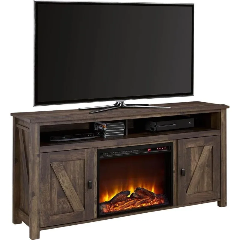 Farmington Electric Fireplace Console for TVs up to 60