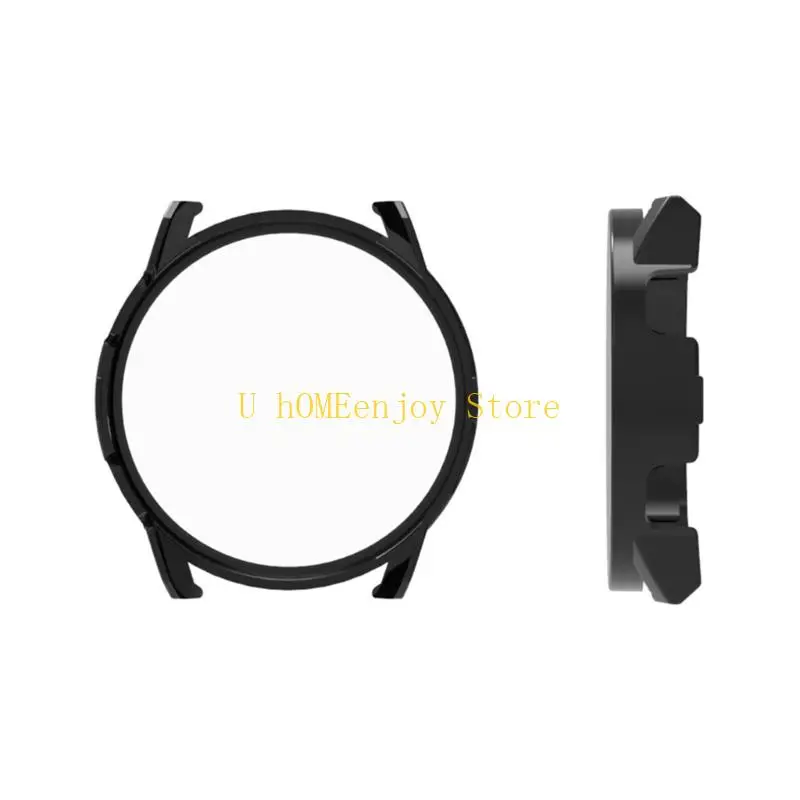 B0KF Protective Case For WatchS3 Waterproof Hard Screen Protector Shell Full Coverage Frame Housing Cover Impact Resistant