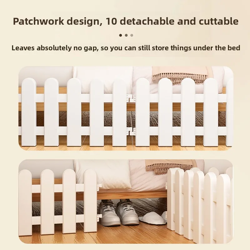 Under Bed Blocker for Pets, Thick Anti-crawl Barrier Panel, Closed Gap Fence Prevent Cat Dog Enter Under Bed